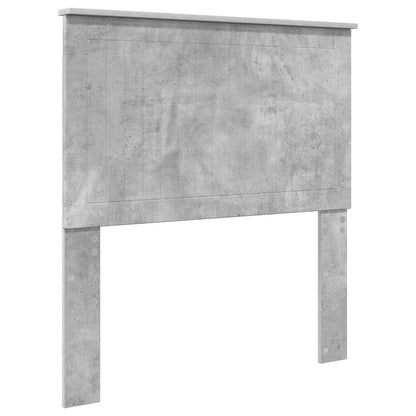 Testiera con testiera Grigio cemento 90 cm Legno multistrato