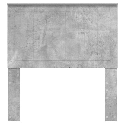 Testiera con testiera Grigio cemento 90 cm Legno multistrato