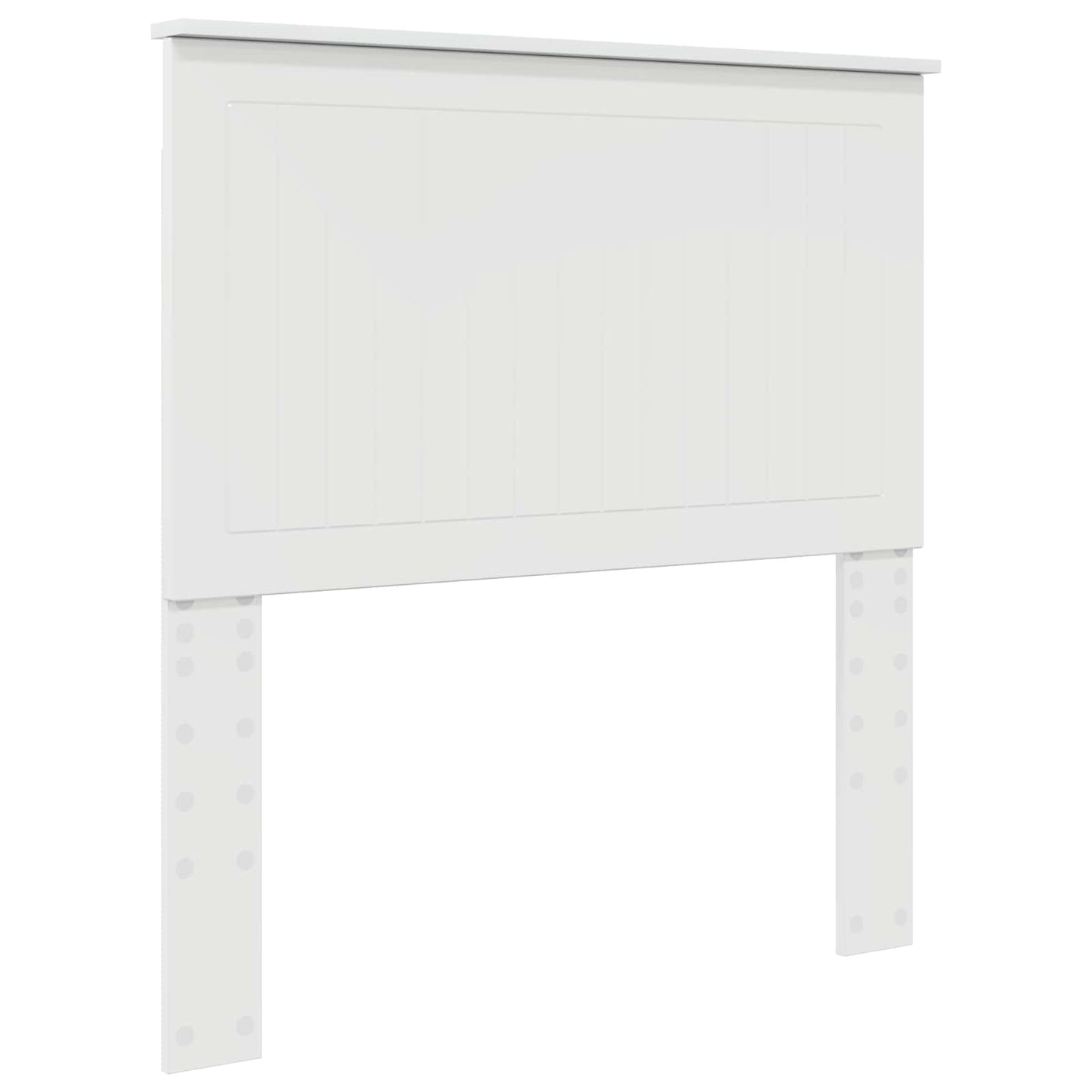 Testiera con testiera Bianco Lucido 90 cm Legno multistrato