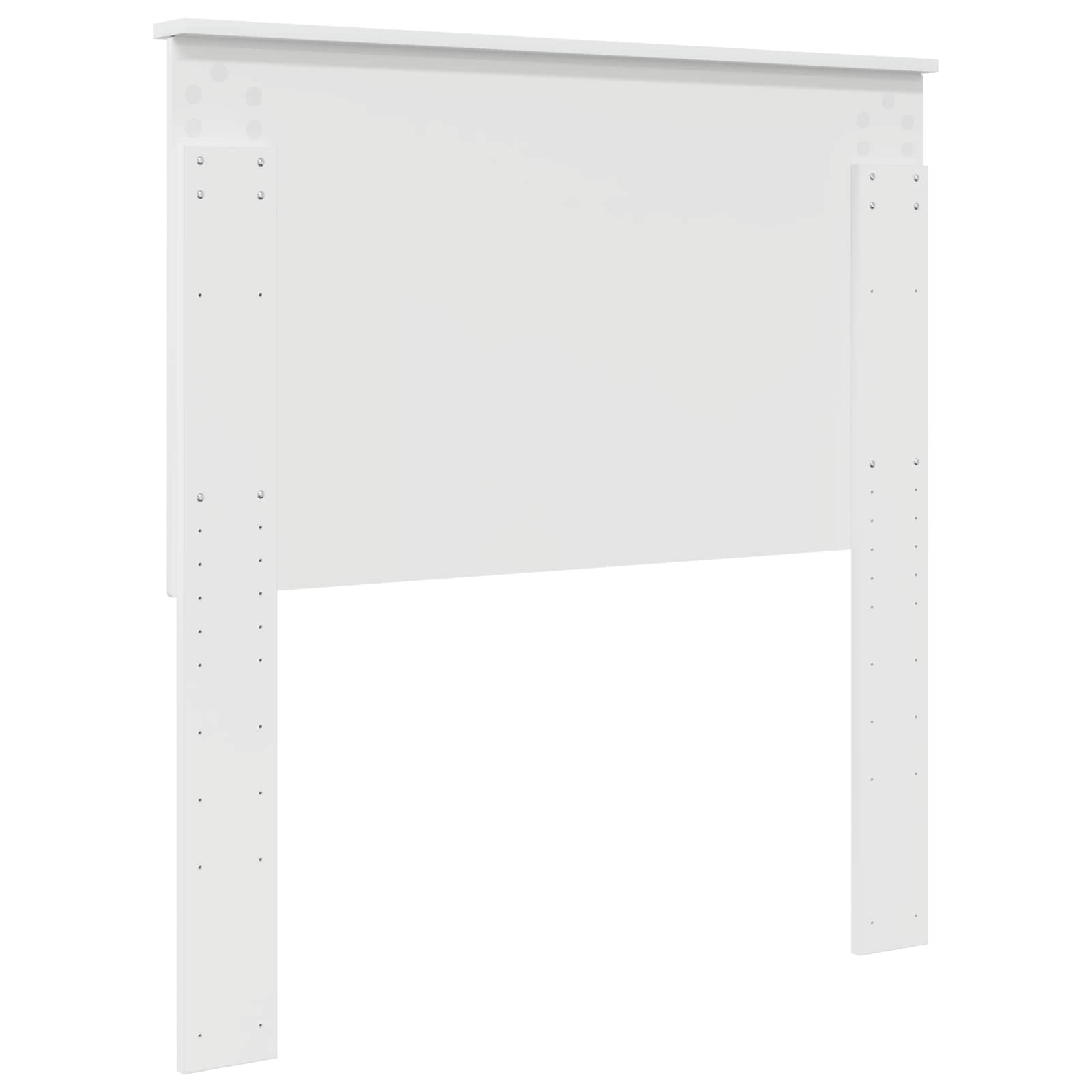 Testiera con testiera Bianco Lucido 90 cm Legno multistrato | homemem39