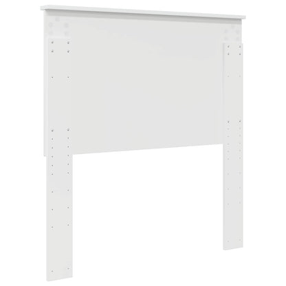 Testiera con testiera Bianco Lucido 90 cm Legno multistrato | homemem39