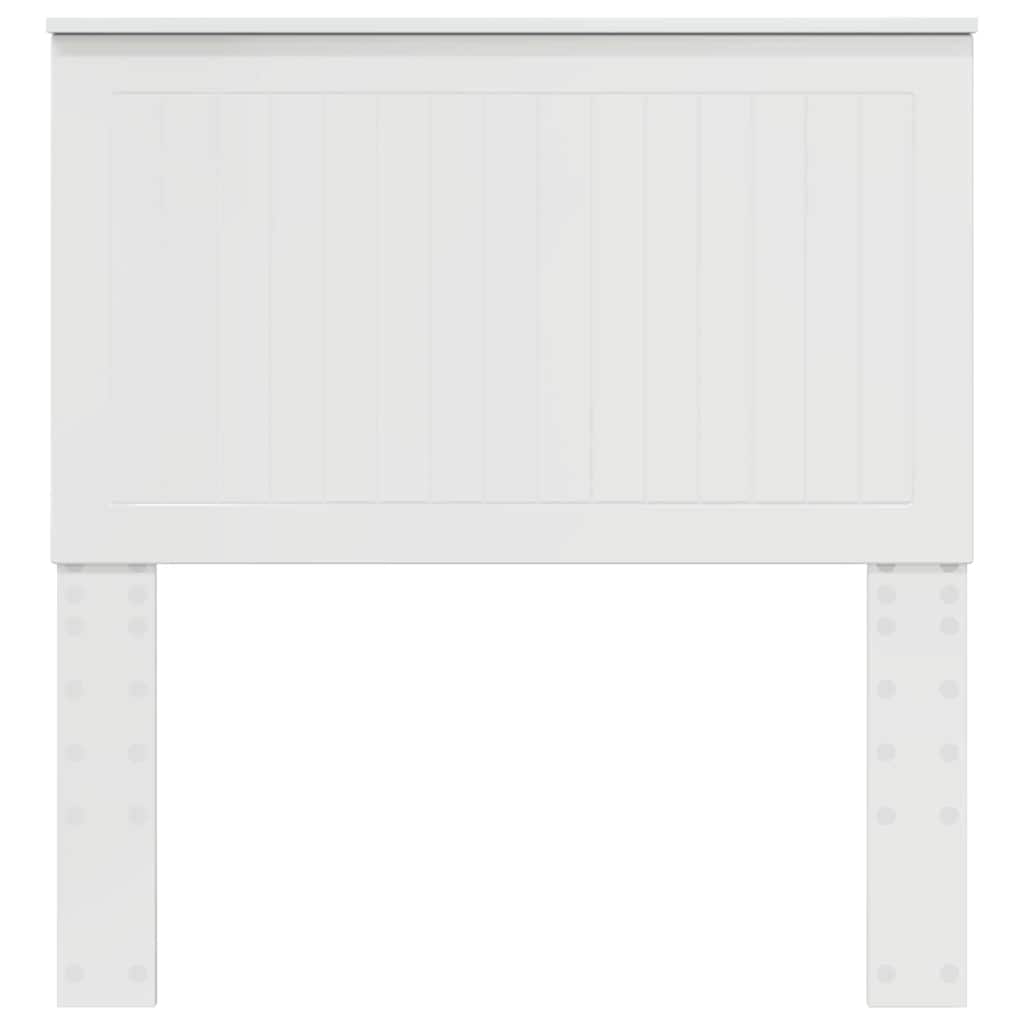 Testiera con testiera Bianco Lucido 90 cm Legno multistrato