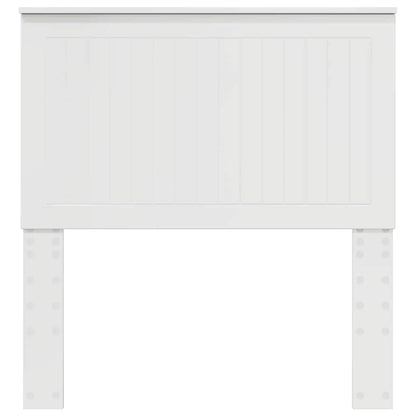 Testiera con testiera Bianco Lucido 90 cm Legno multistrato