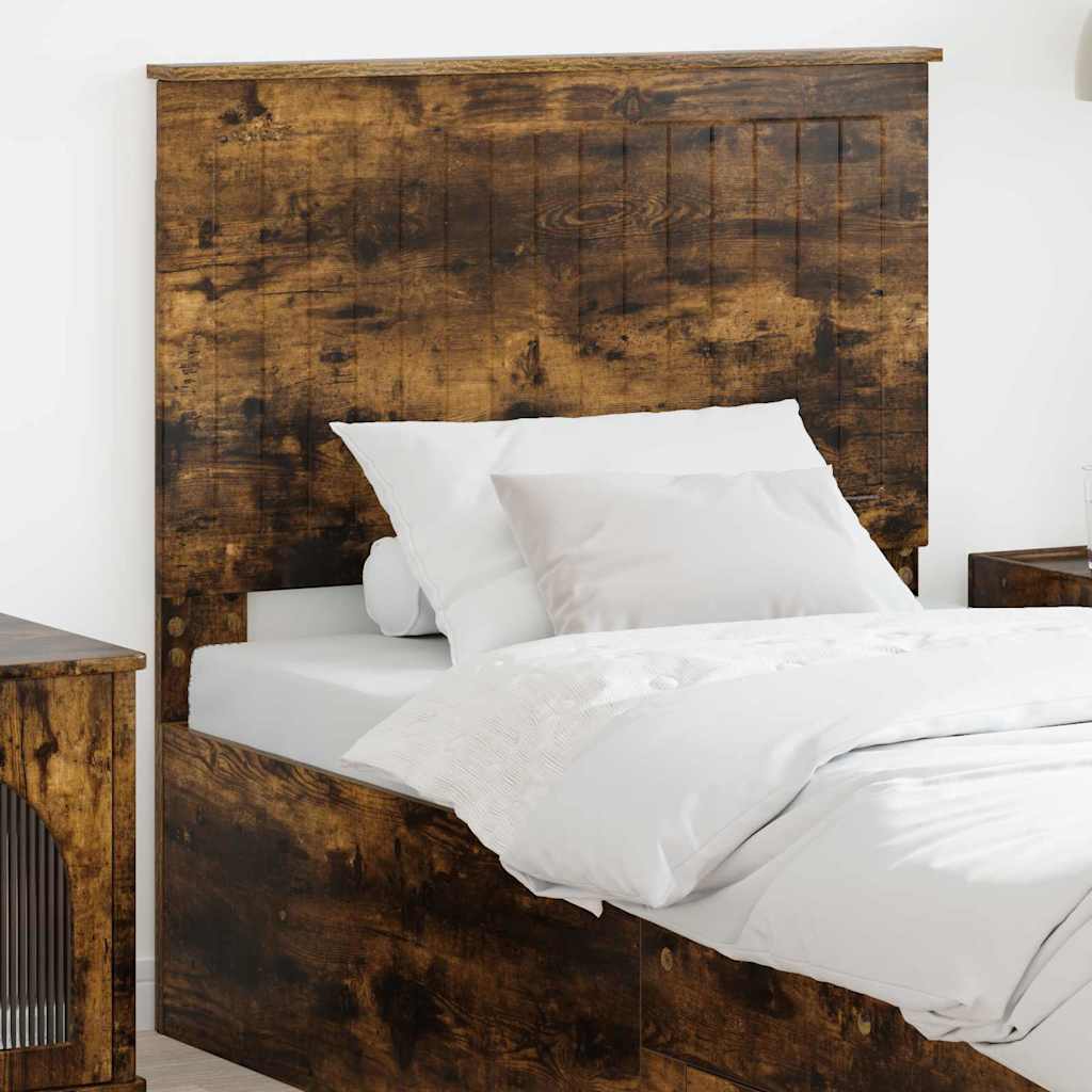 Testiera con testiera Rovere fumé 90 cm Legno multistrato