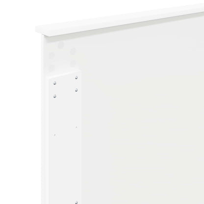 Testiera con testiera Bianco 80 cm Legno multistrato