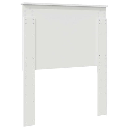 Testiera con testiera Bianco 80 cm Legno multistrato