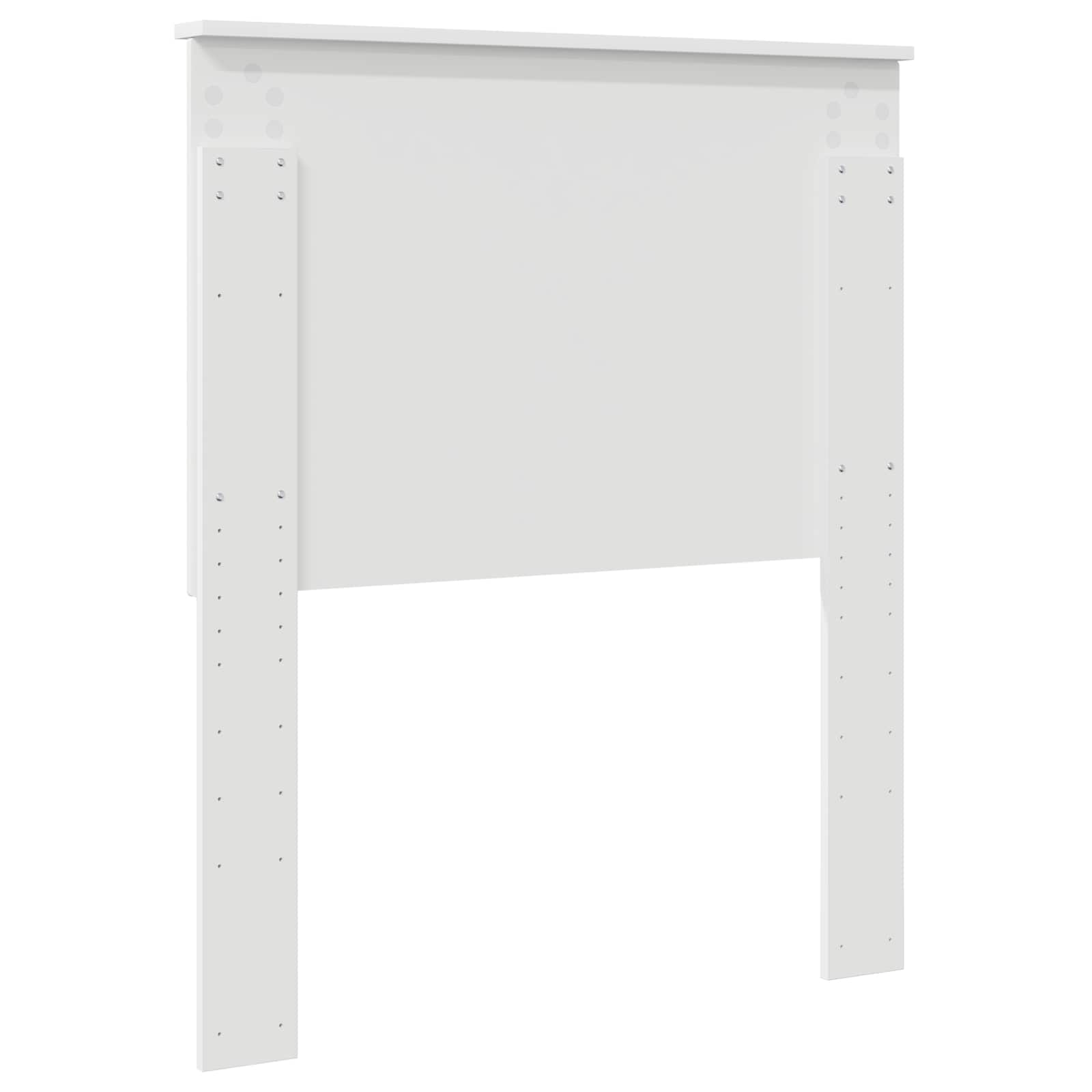 Testiera con testiera Bianco 80 cm Legno multistrato | homemem39