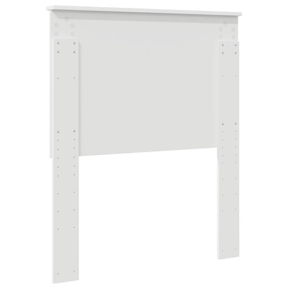 Testiera con testiera Bianco 80 cm Legno multistrato | homemem39