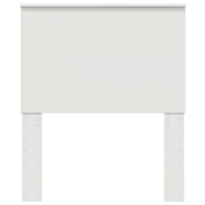 Testiera con testiera Bianco 80 cm Legno multistrato