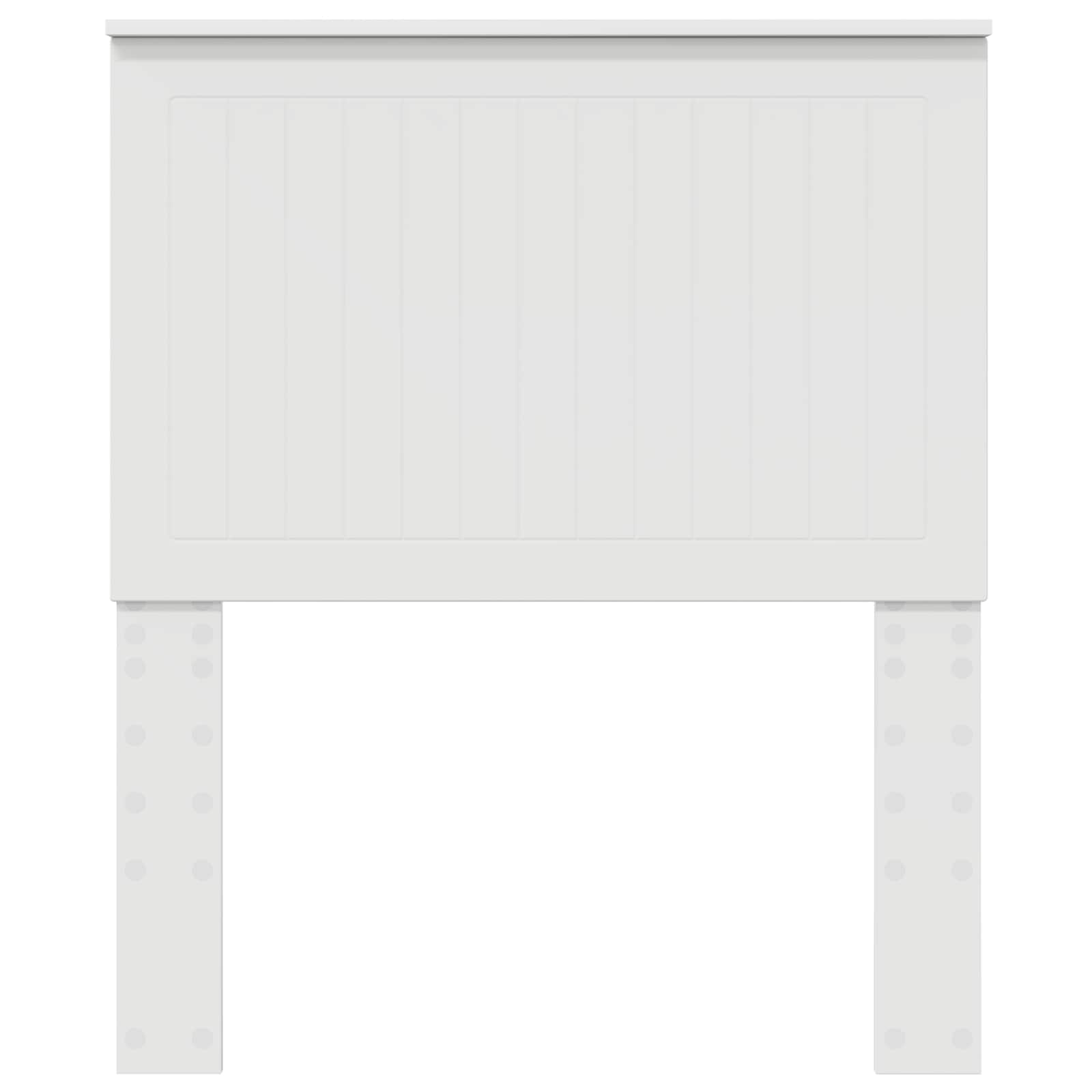 Testiera con testiera Bianco 80 cm Legno multistrato | homemem39