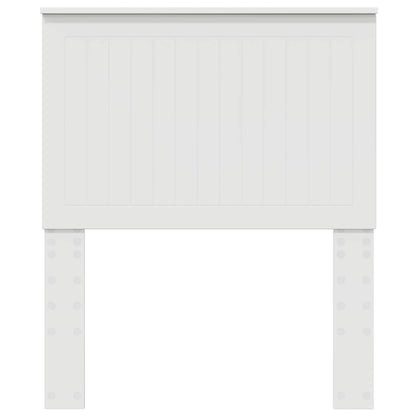 Testiera con testiera Bianco 80 cm Legno multistrato | homemem39