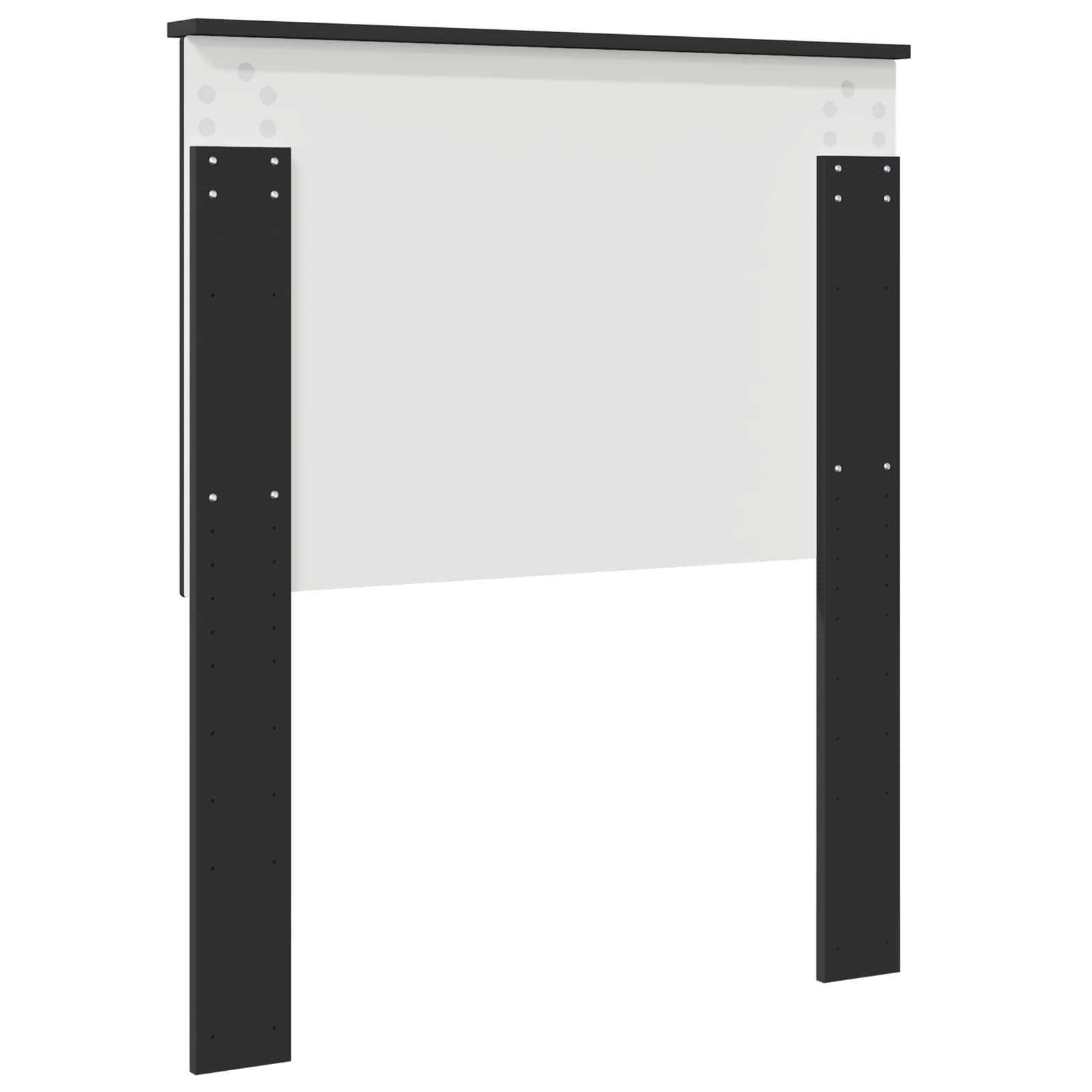 Testiera con testiera Rovere Nero 80 cm Legno multistrato | homemem39