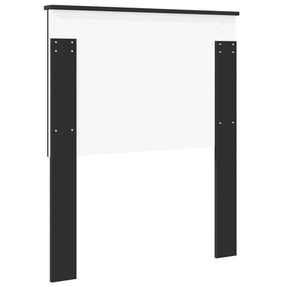 Testiera con testiera Rovere Nero 80 cm Legno multistrato