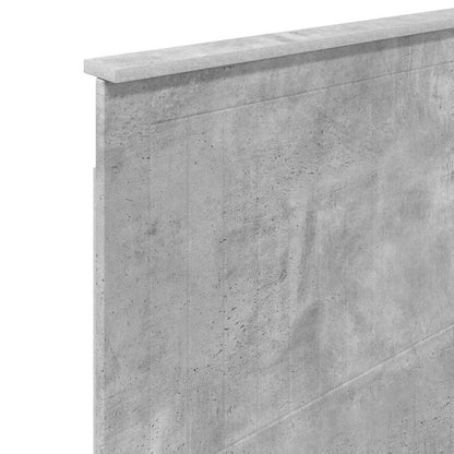 Testiera con testiera Grigio cemento 80 cm Legno multistrato