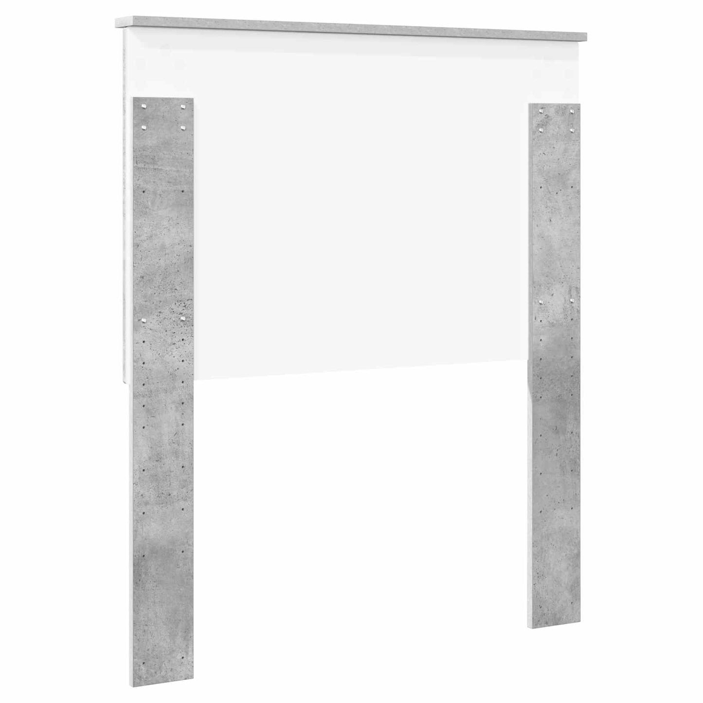 Testiera con testiera Grigio cemento 80 cm Legno multistrato