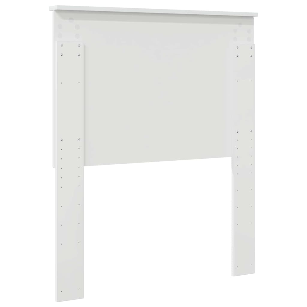 Testiera con testiera Bianco Lucido 80 cm Legno multistrato