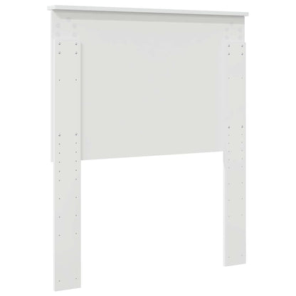 Testiera con testiera Bianco Lucido 80 cm Legno multistrato