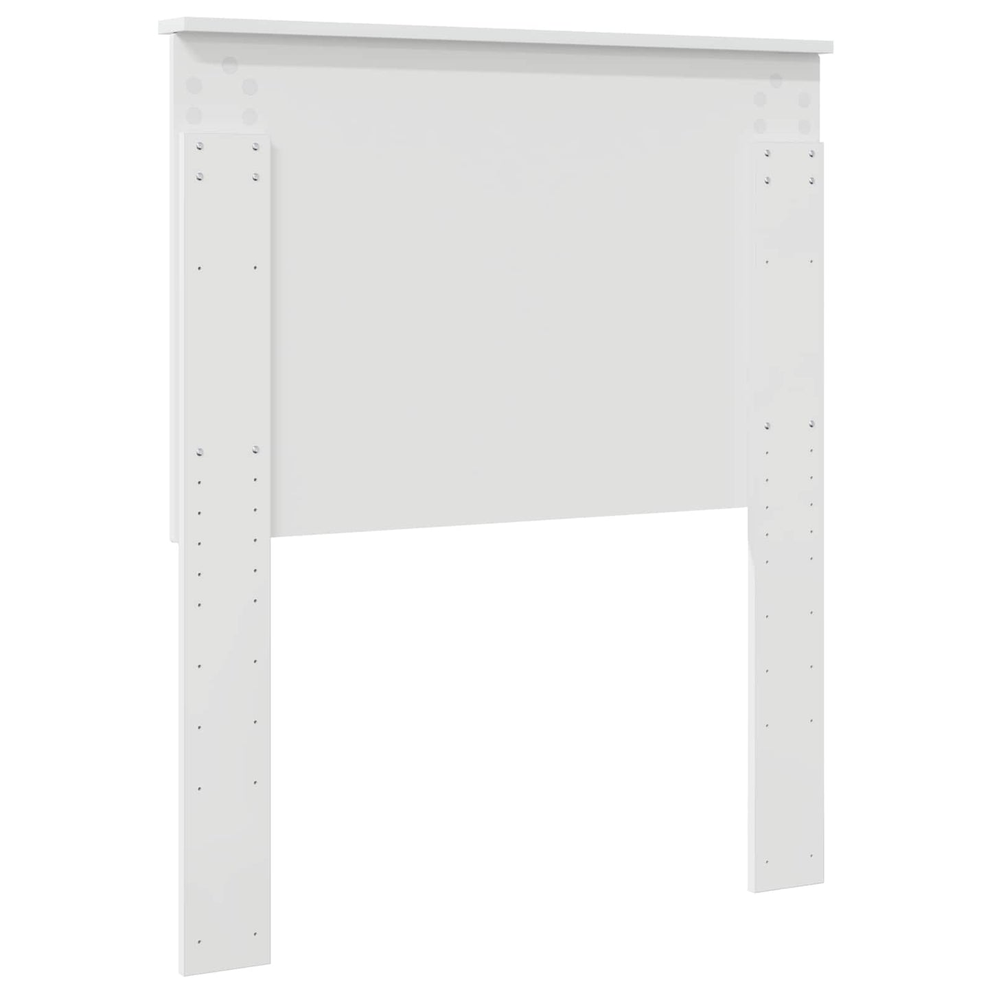 Testiera con testiera Bianco Lucido 80 cm Legno multistrato