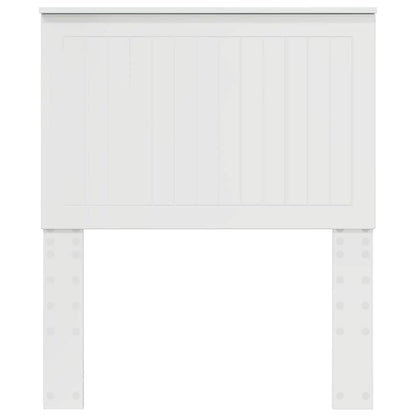 Testiera con testiera Bianco Lucido 80 cm Legno multistrato