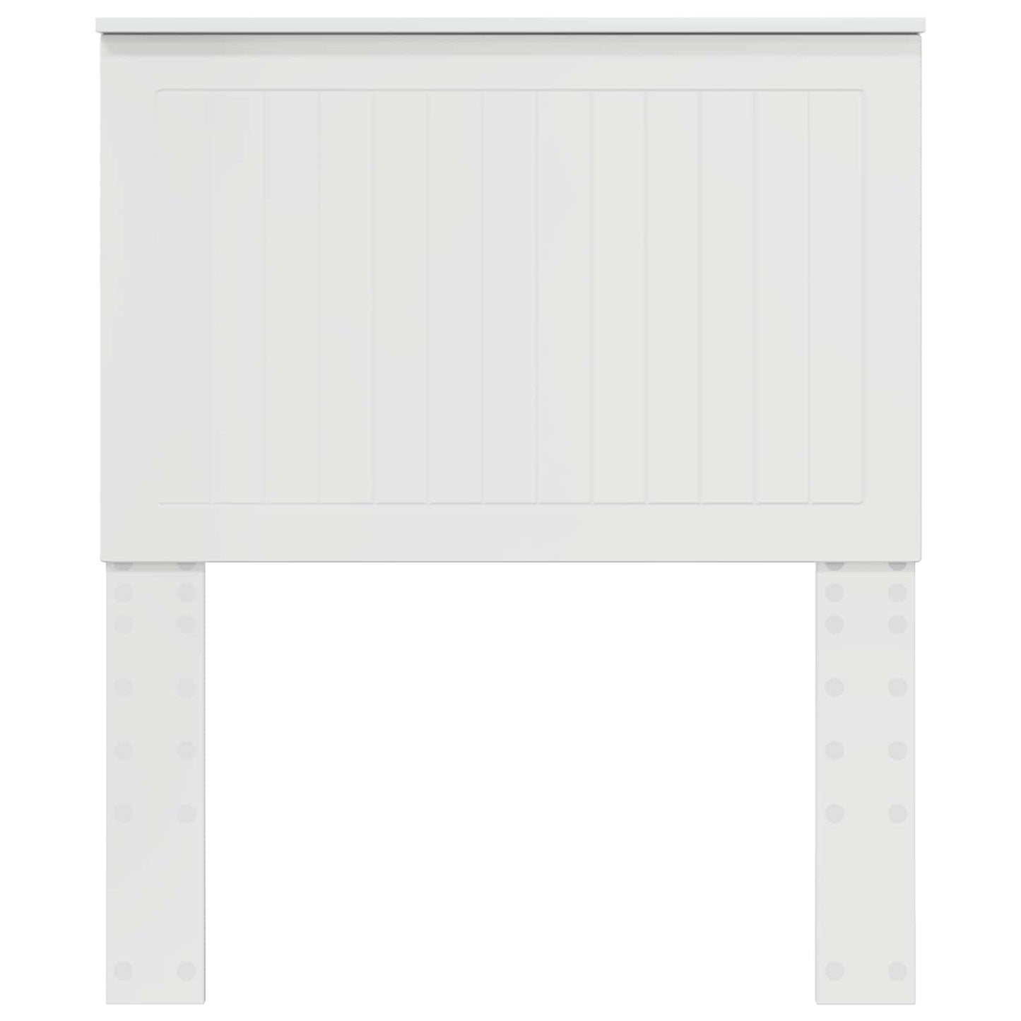 Testiera con testiera Bianco Lucido 80 cm Legno multistrato