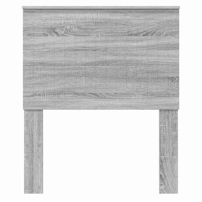 Testiera con testiera Grigio Sonoma 80 cm Legno multistrato