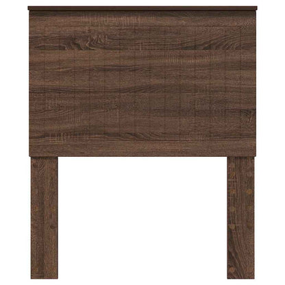 Testiera con testiera Rovere Marrone 80 cm Legno multistrato