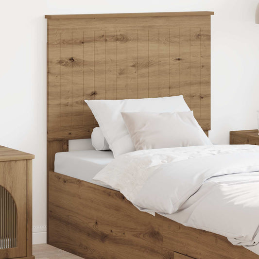 Testiera Rovere artigianale 80 cm Legno multistrato | homemem39