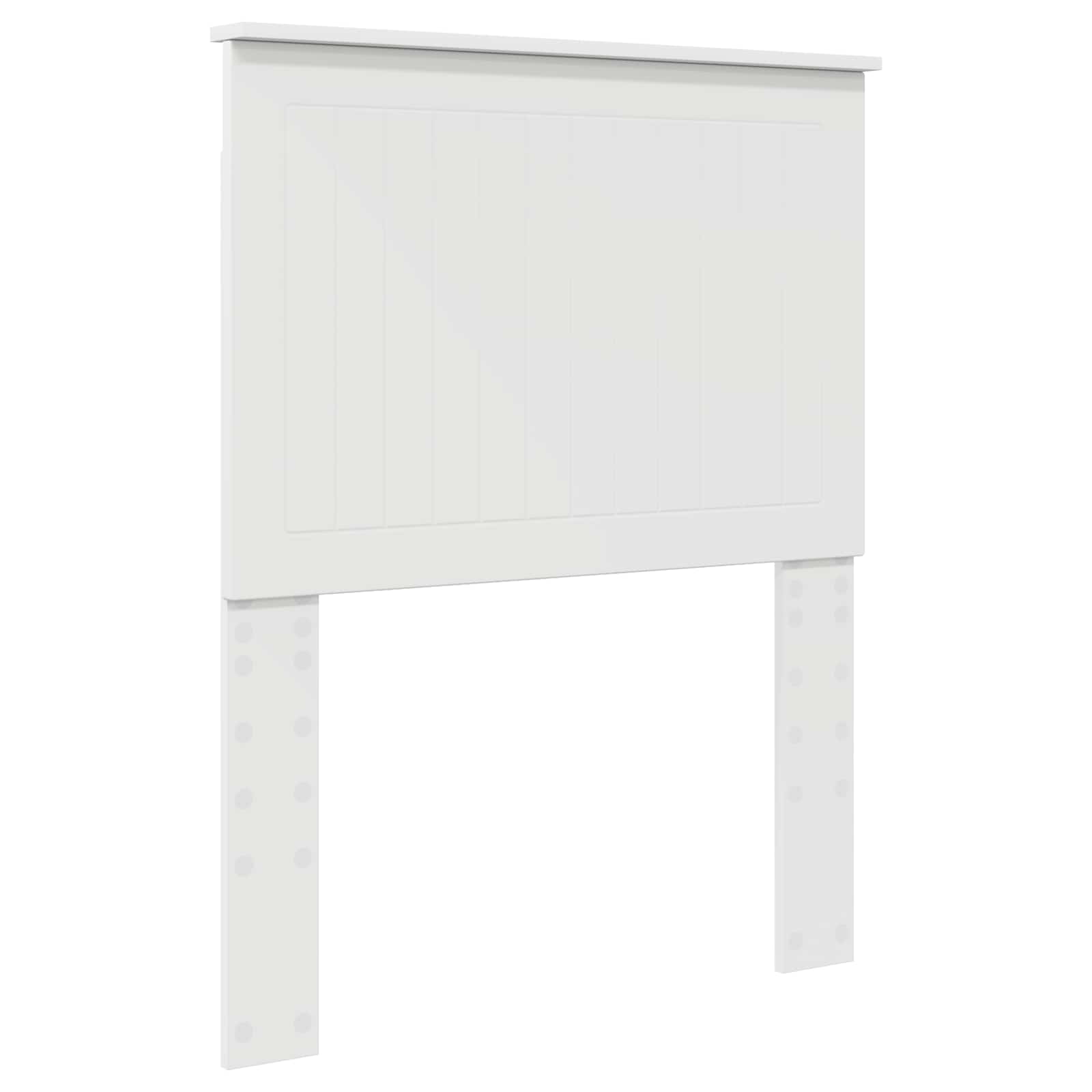 Testiera con testiera Bianco 75 cm Legno multistrato | homemem39
