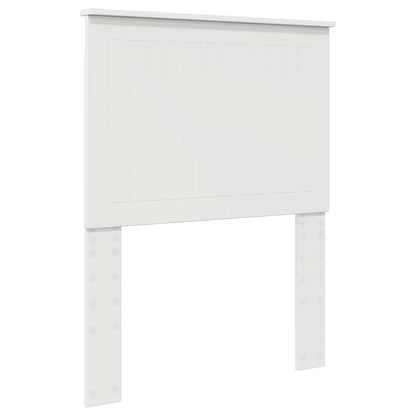 Testiera con testiera Bianco 75 cm Legno multistrato | homemem39