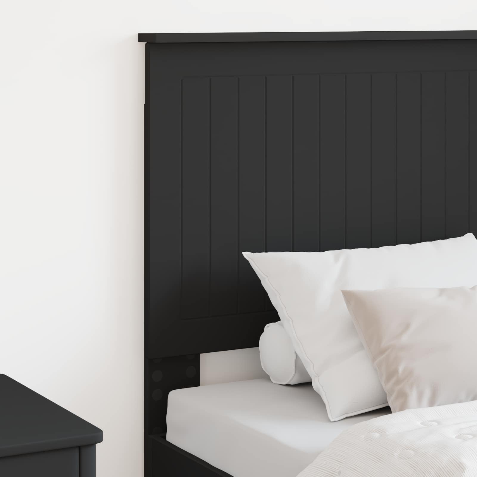 Testiera con testiera Rovere Nero 75 cm Legno multistrato | homemem39