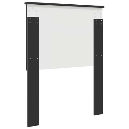 Testiera con testiera Rovere Nero 75 cm Legno multistrato | homemem39