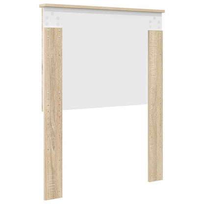 Testiera con testiera Rovere Sonoma 75 cm Legno multistrato