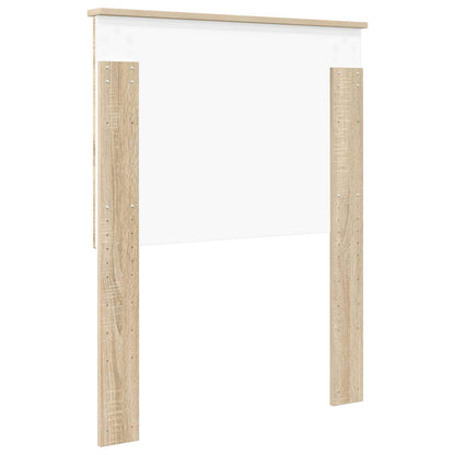 Testiera con testiera Rovere Sonoma 75 cm Legno multistrato
