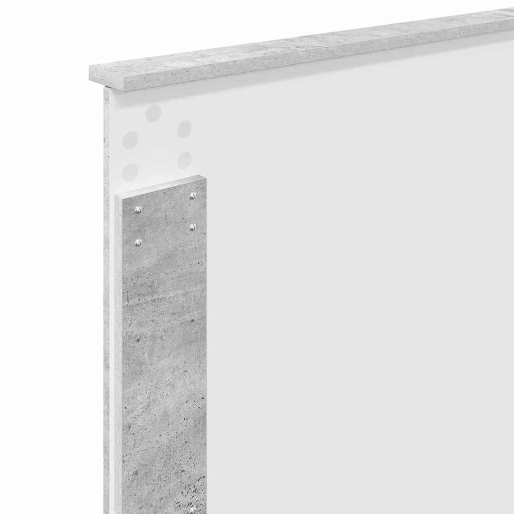 Testiera con testiera Grigio cemento 75 cm Legno multistrato