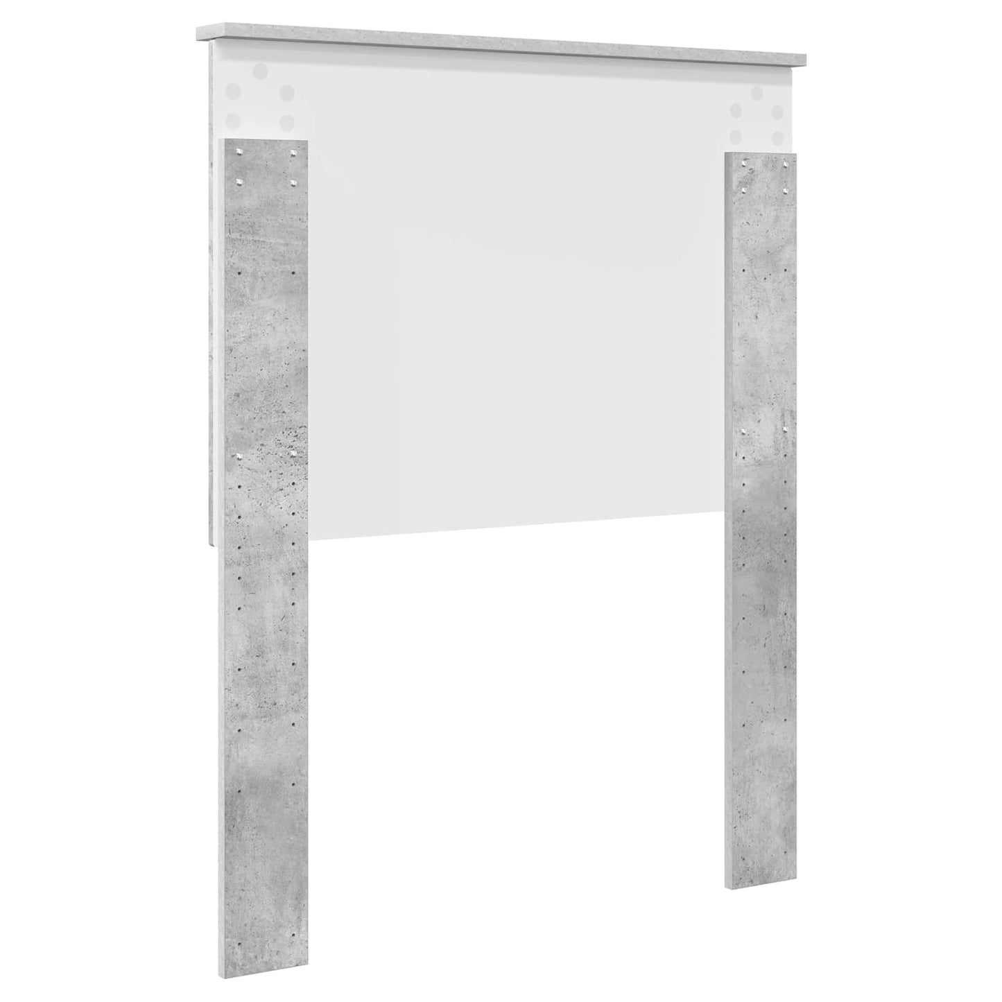 Testiera con testiera Grigio cemento 75 cm Legno multistrato | homemem39
