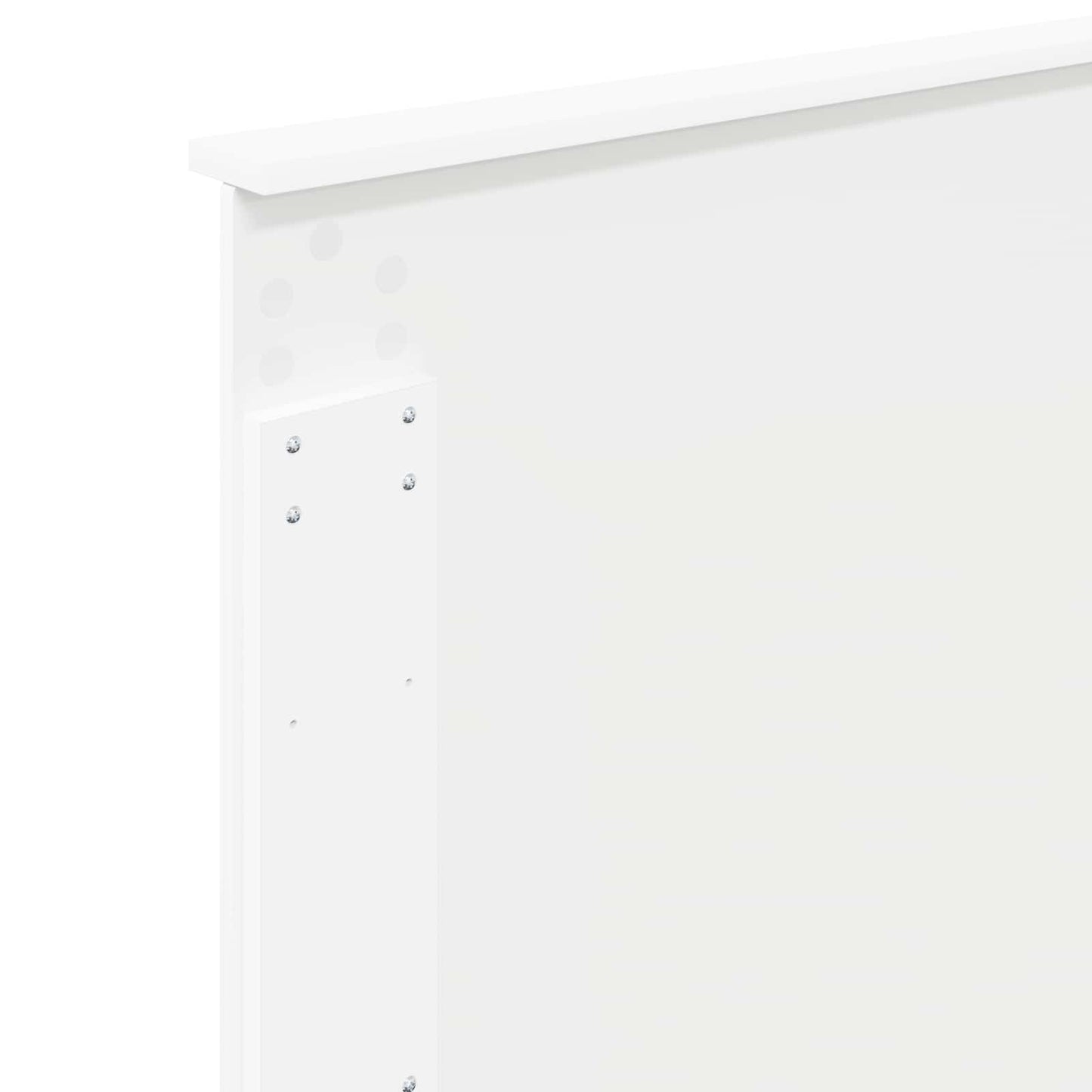 Testiera con testiera Bianco Lucido 75 cm Legno multistrato