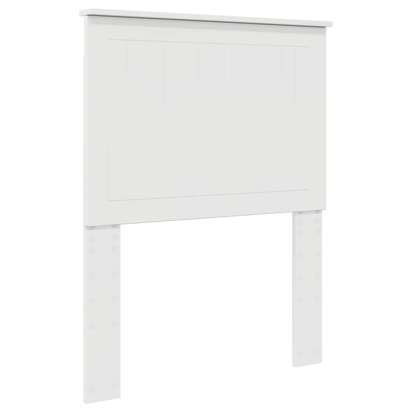 Testiera con testiera Bianco Lucido 75 cm Legno multistrato | homemem39