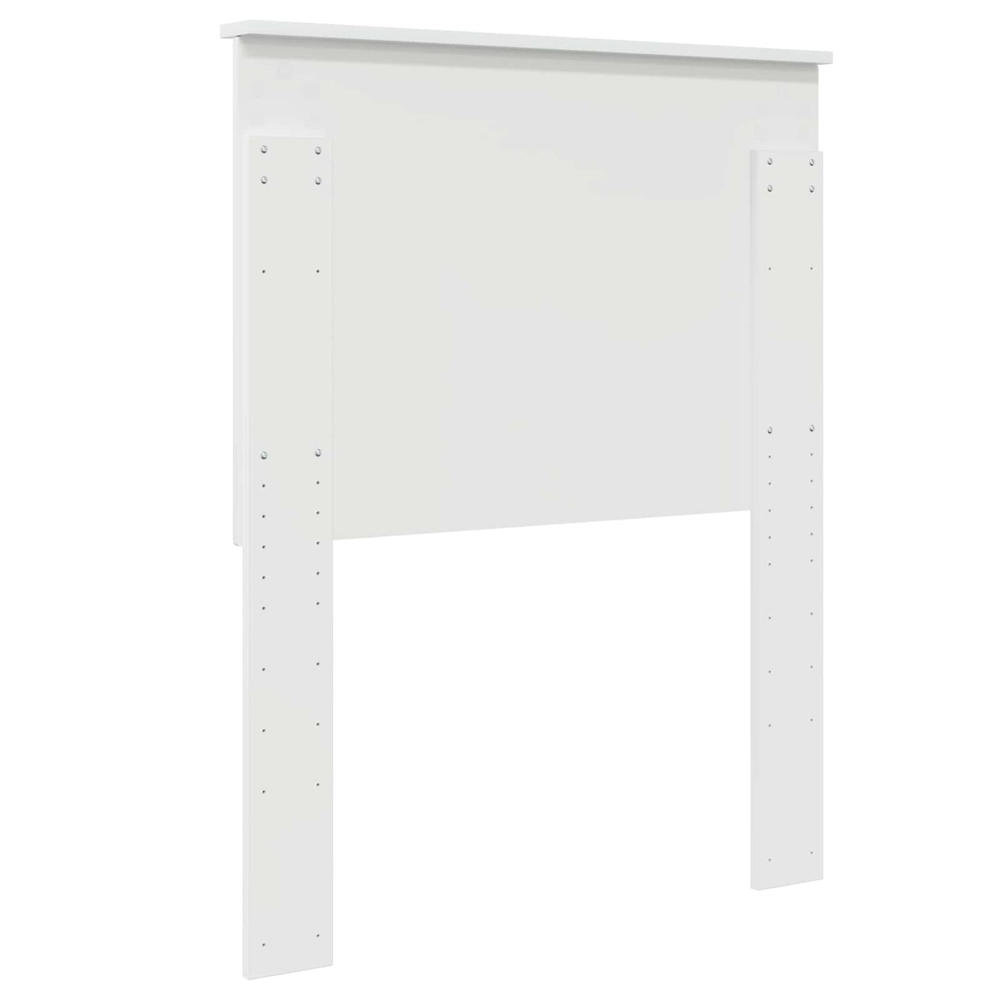 Testiera con testiera Bianco Lucido 75 cm Legno multistrato | homemem39