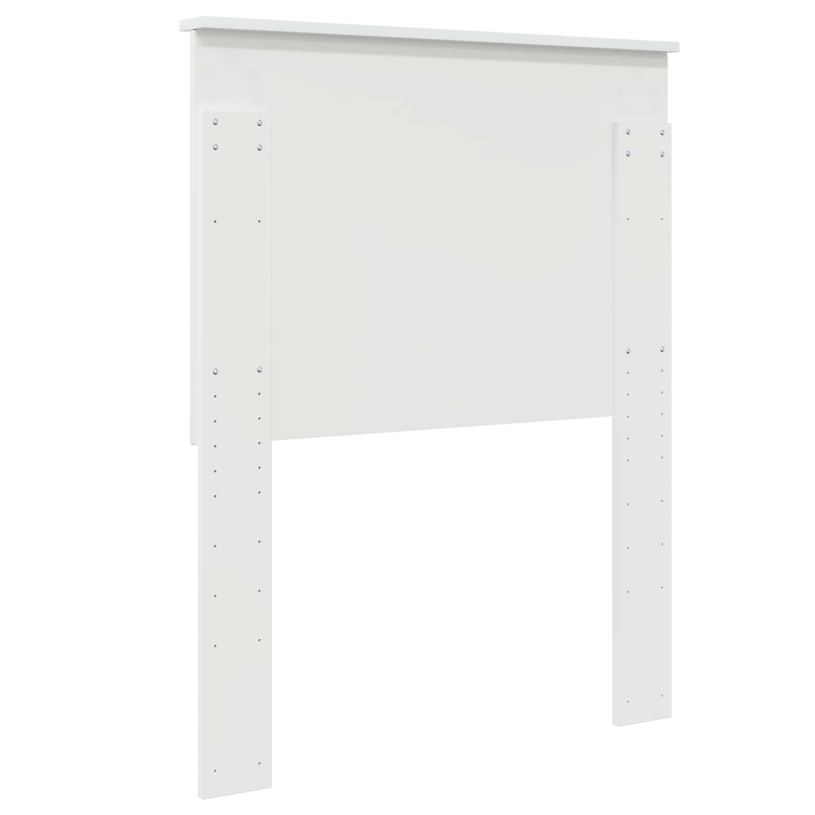 Testiera con testiera Bianco Lucido 75 cm Legno multistrato | homemem39
