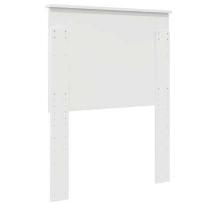 Testiera con testiera Bianco Lucido 75 cm Legno multistrato | homemem39
