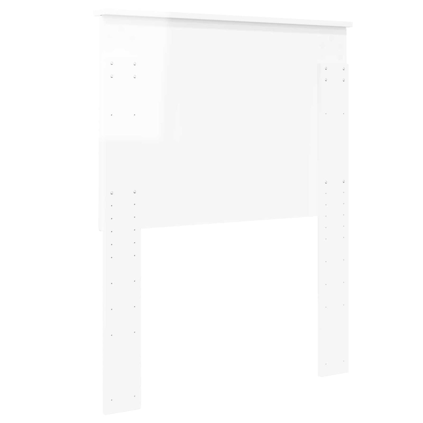 Testiera con testiera Bianco Lucido 75 cm Legno multistrato