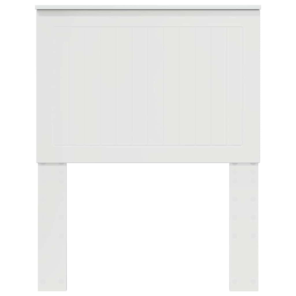 Testiera con testiera Bianco Lucido 75 cm Legno multistrato