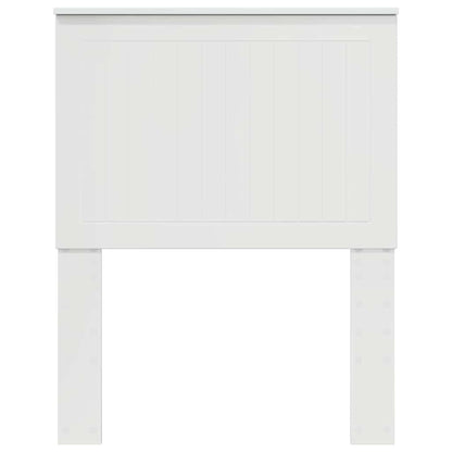 Testiera con testiera Bianco Lucido 75 cm Legno multistrato