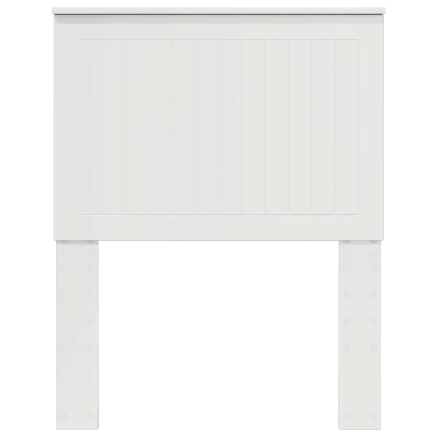 Testiera con testiera Bianco Lucido 75 cm Legno multistrato | homemem39