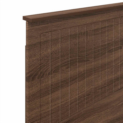 Testiera con testiera Rovere Marrone 75 cm Legno multistrato