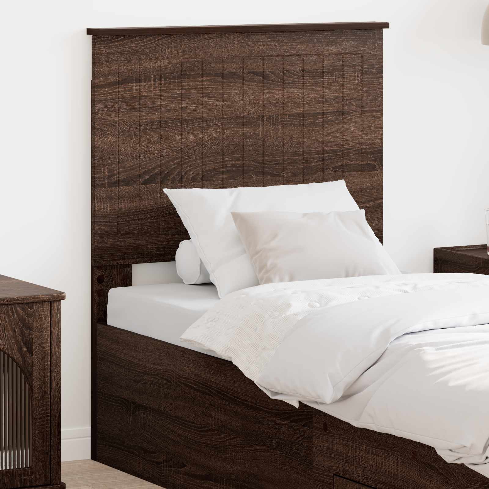 Testiera con testiera Rovere Marrone 75 cm Legno multistrato | homemem39