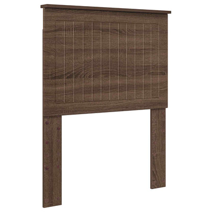 Testiera con testiera Rovere Marrone 75 cm Legno multistrato