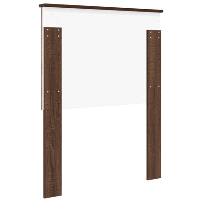 Testiera con testiera Rovere Marrone 75 cm Legno multistrato