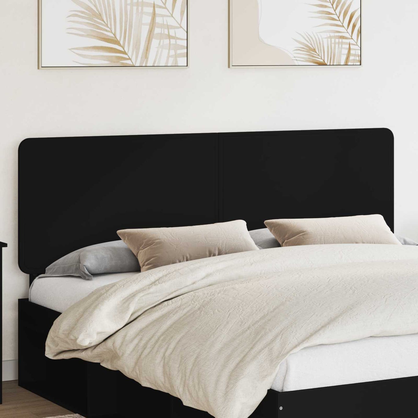 Testiera Rovere Nero Legno multistrato | homemem39