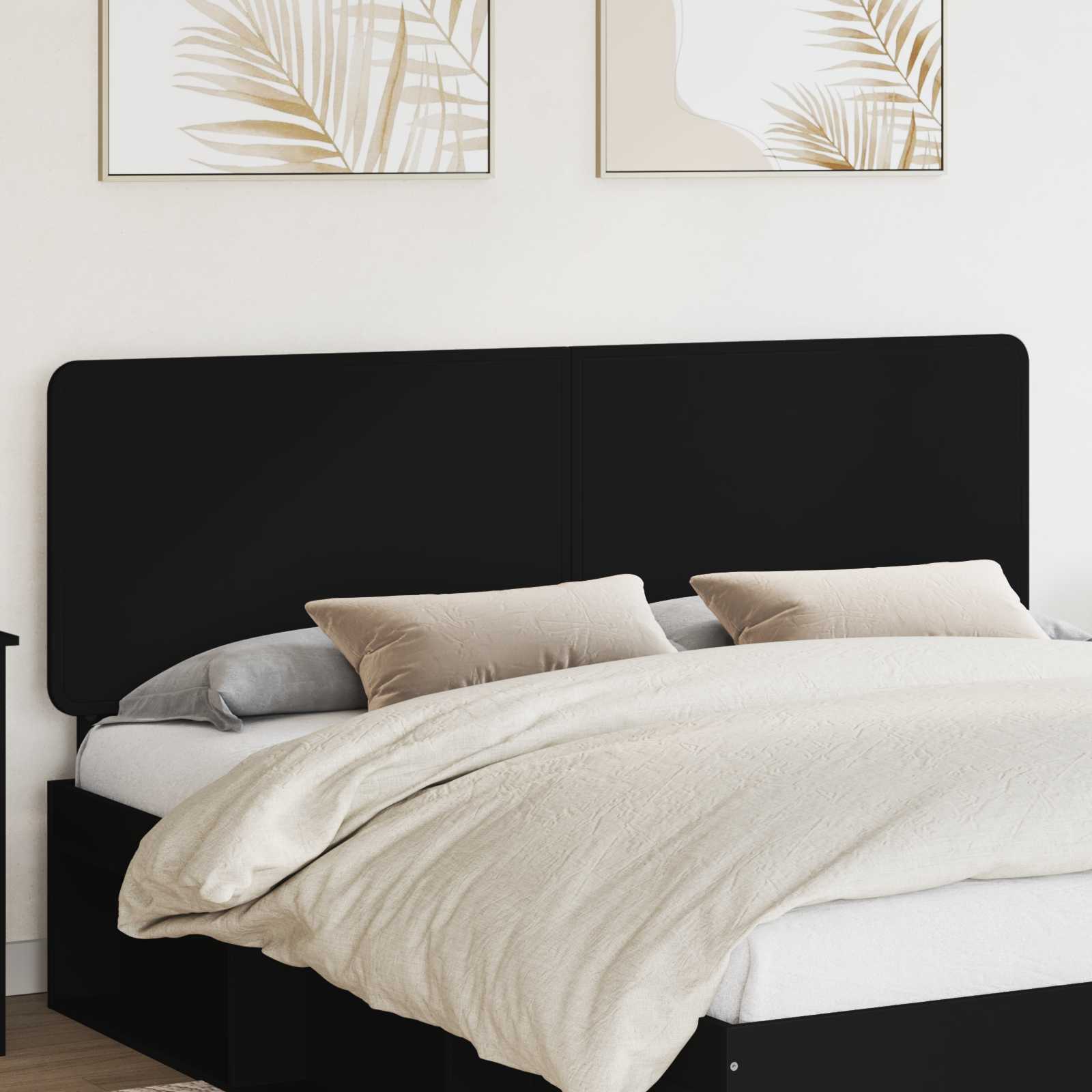 Testiera Rovere Nero Legno multistrato | homemem39